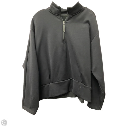 Athletic Sweatshirt Collar By Athleta In Black, Size: 1x