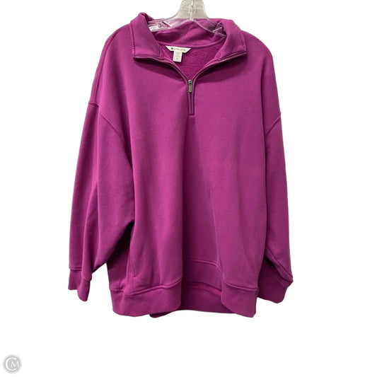 Athletic Sweatshirt Collar By Athleta In Purple, Size: Xl