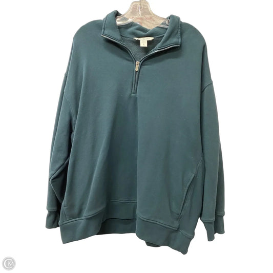 Athletic Sweatshirt Collar By Athleta In Green, Size: Xl