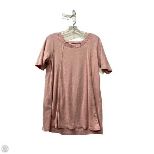 Top Short Sleeve By J. Jill In Pink, Size: S