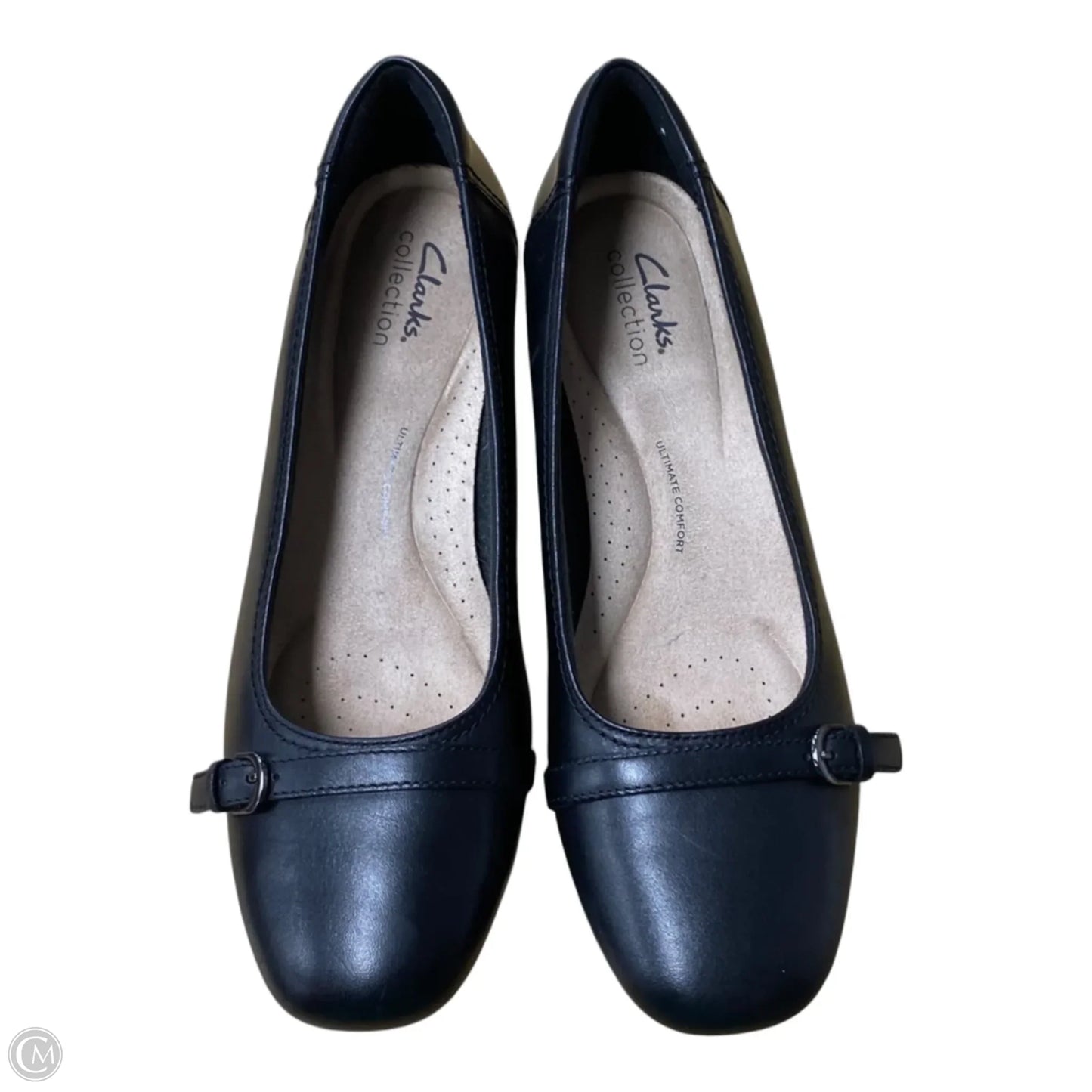 Shoes Heels Block By Clarks In Black, Size: 8.5