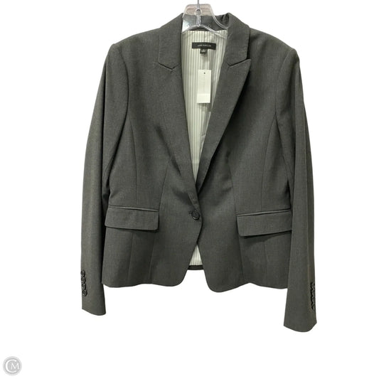 Blazer By Ann Taylor In Grey, Size: M