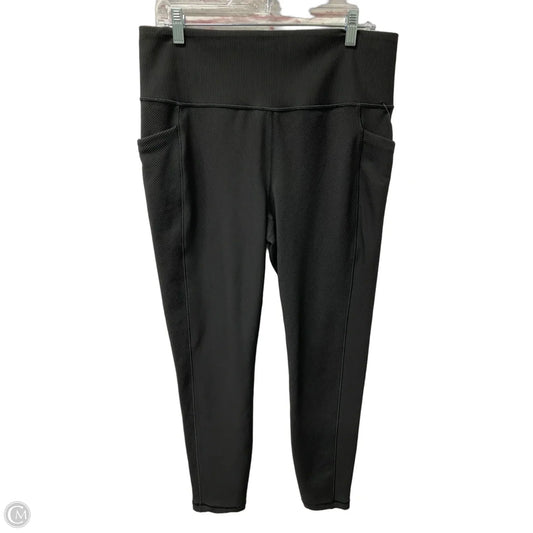 Athletic Leggings By Athleta In Black, Size: 0