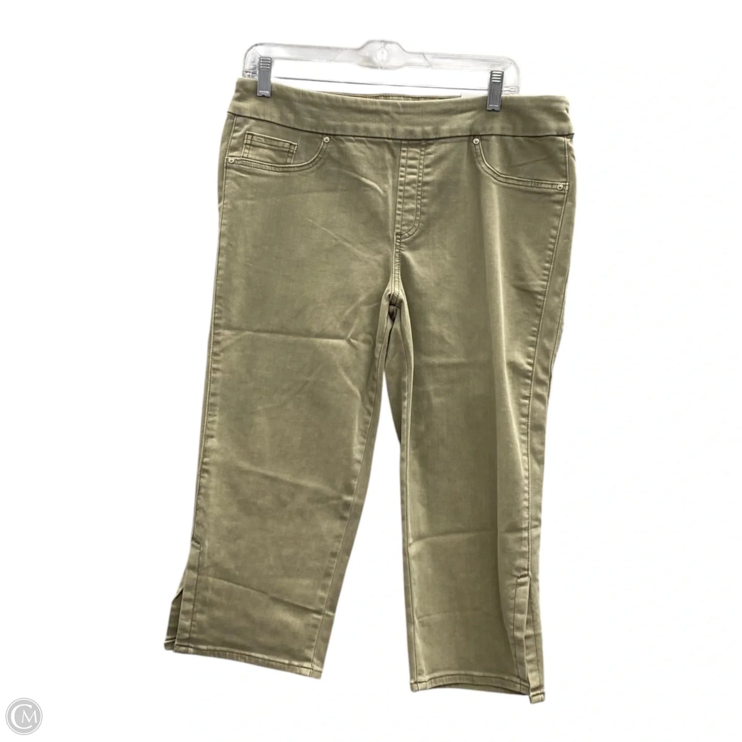 Capris By Chicos In Green, Size: 10