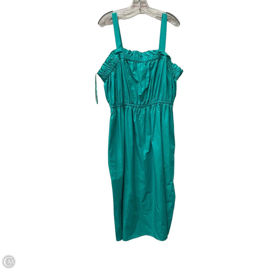 Dress Casual Maxi By Banana Republic In Green, Size: Xl
