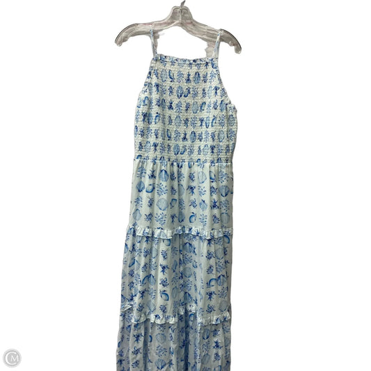 Dress Casual Maxi By Ann Taylor In White, Size: L