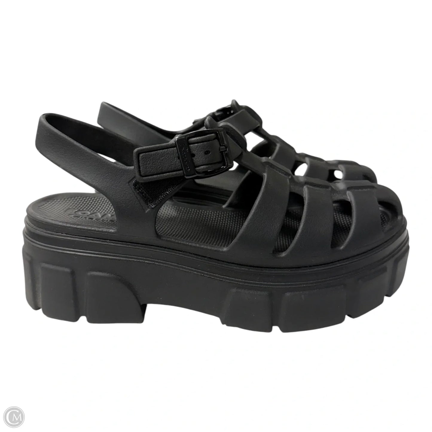 Sandals Heels Platform By Skechers In Black, Size: 7