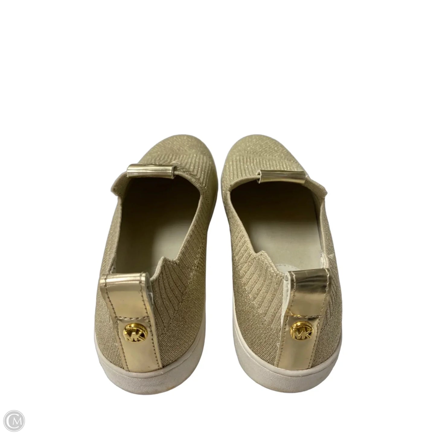 Shoes Designer By Michael Kors In Gold, Size: 8.5