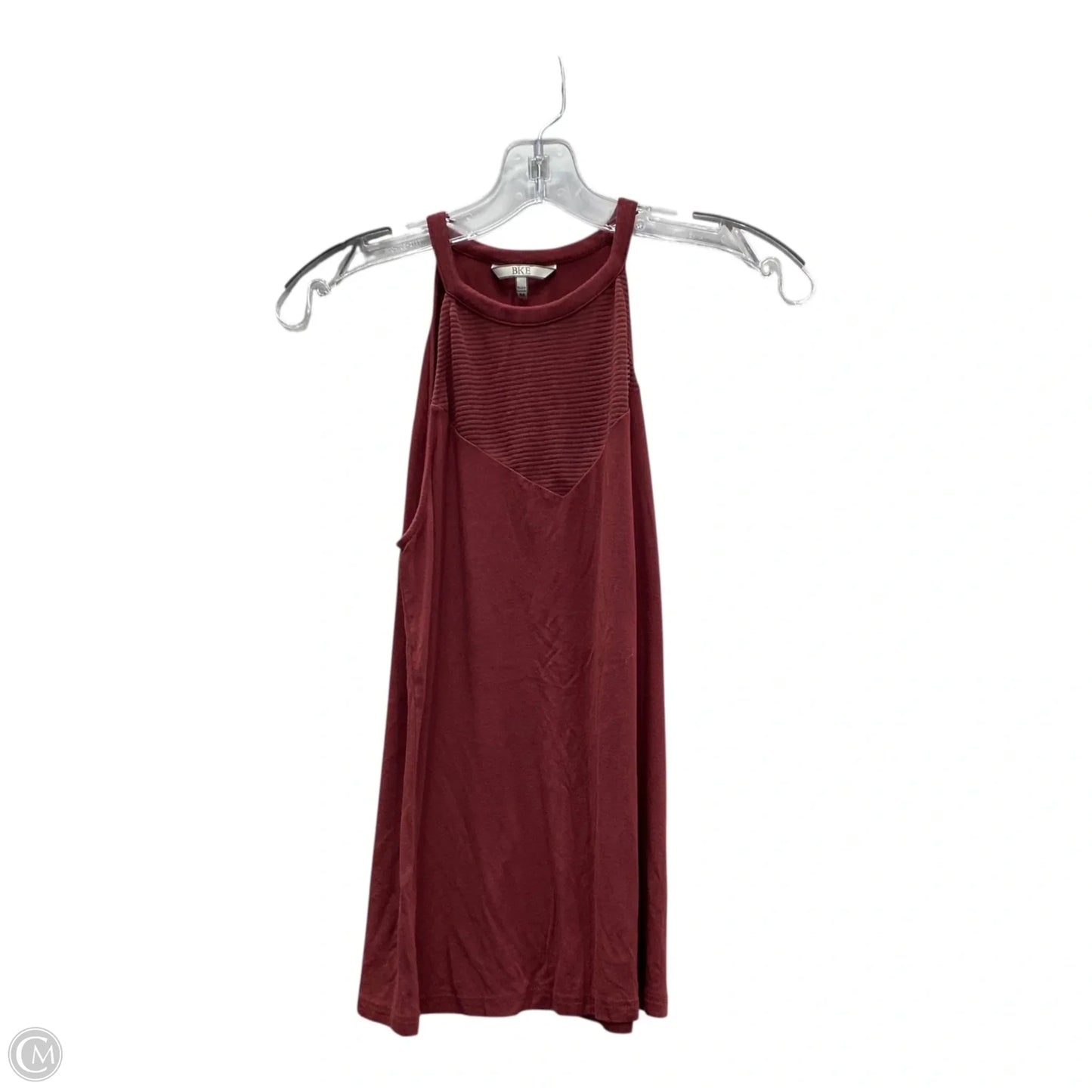 Top Sleeveless By Bke In Red, Size: M