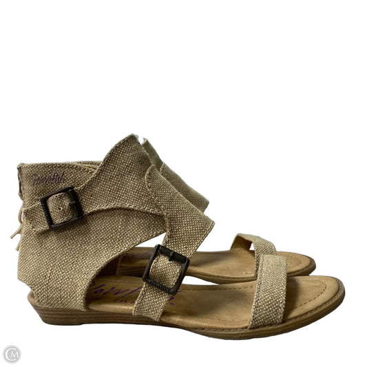 Sandals Flats By Blowfish In Tan, Size: 9.5