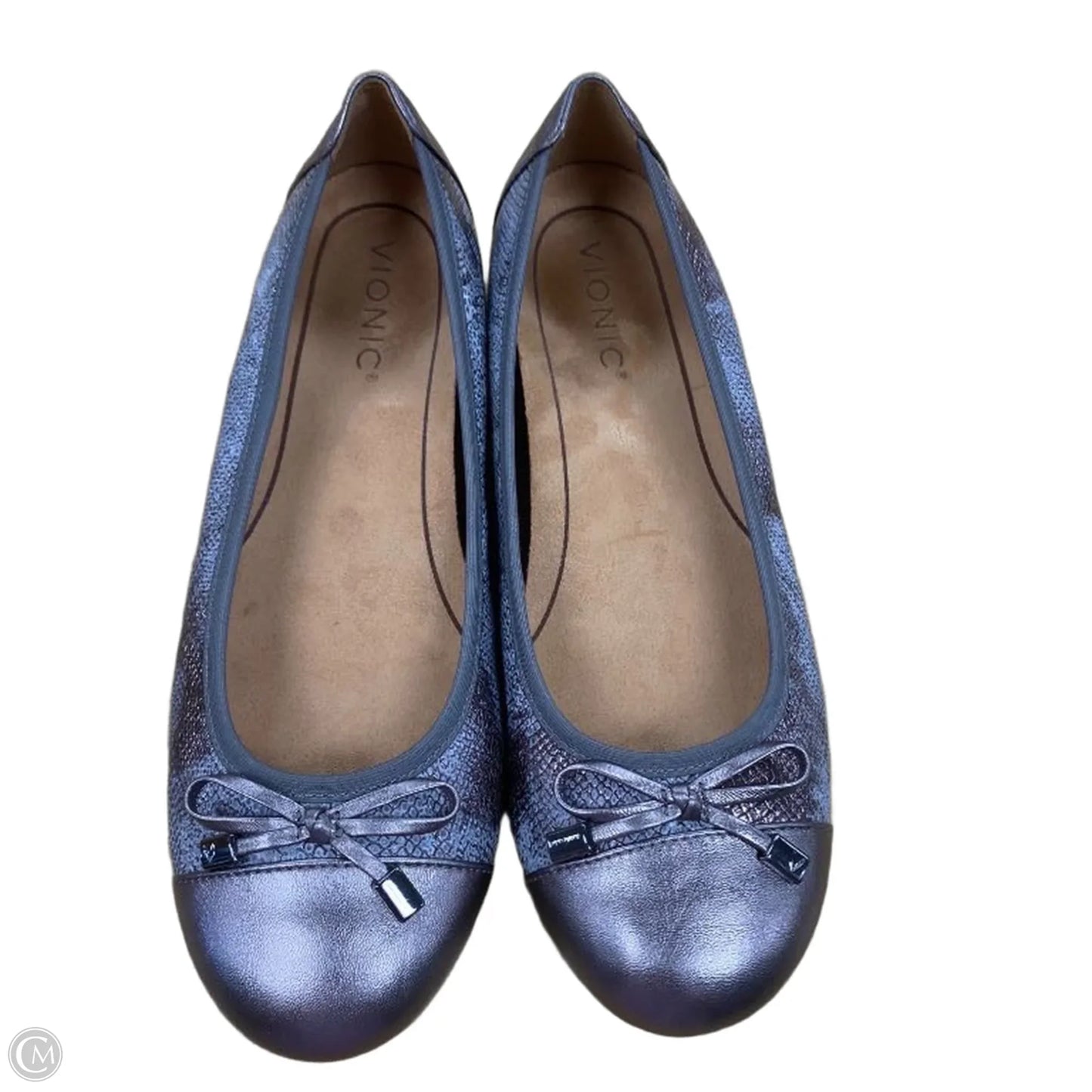 Shoes Flats By Vionic In Grey, Size: 8