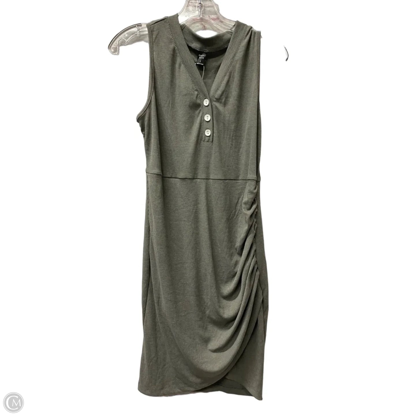 Dress Casual Short By Emery Rose In Grey, Size: L