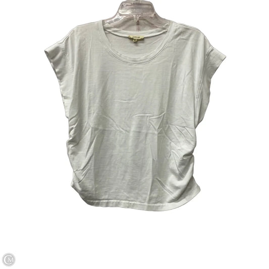 Top Short Sleeve By Madewell In White, Size: Xl