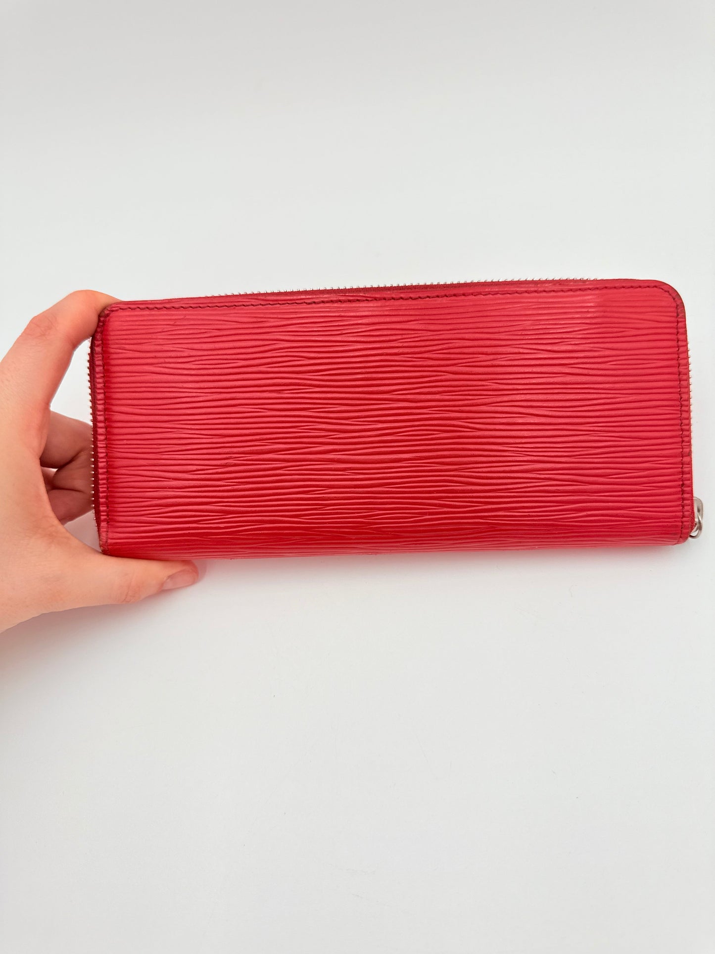 Wallet Luxury Designer By Louis Vuitton In Red, Size:Medium
