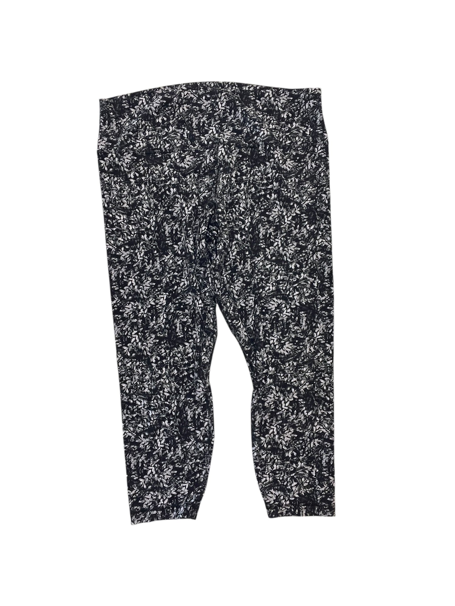 Athletic Leggings By Lululemon In Black, Size:1X