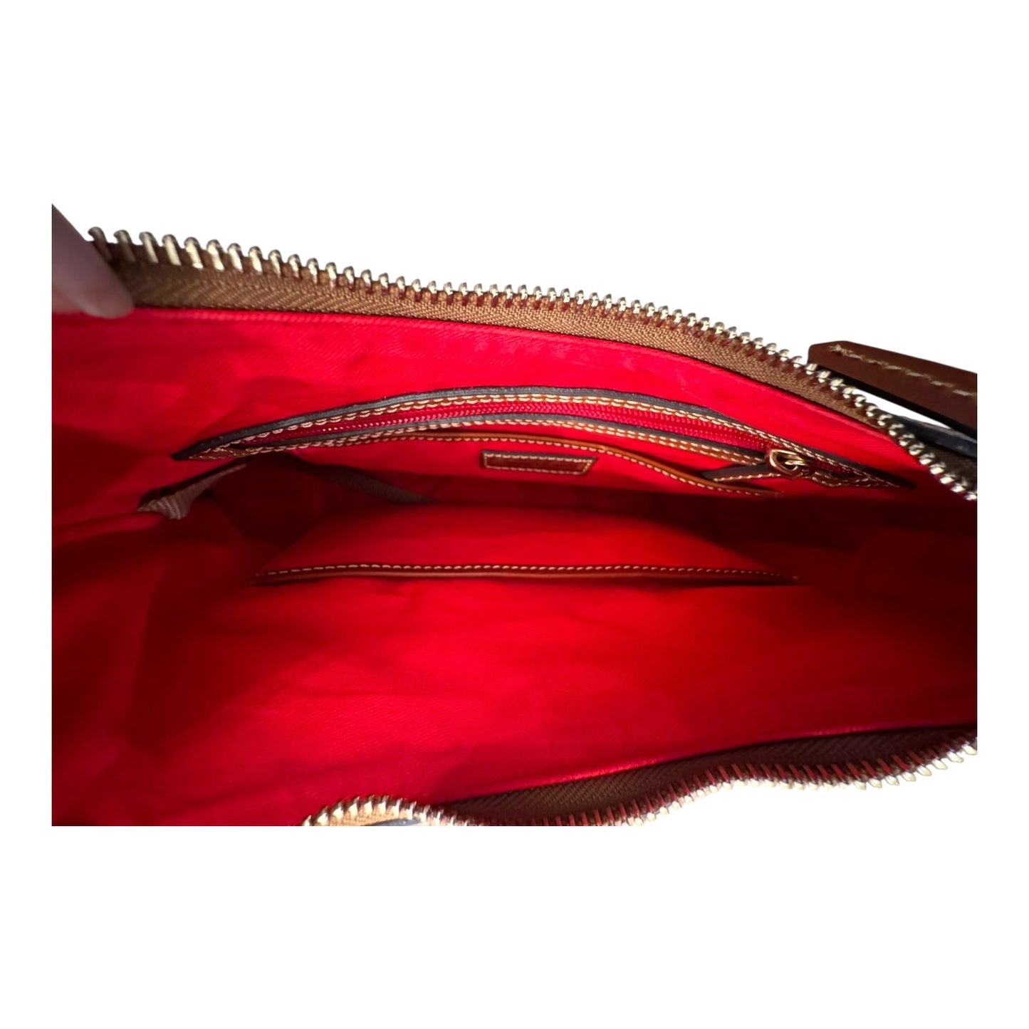 Handbag Designer By Dooney And Bourke In Brown, Size:Medium