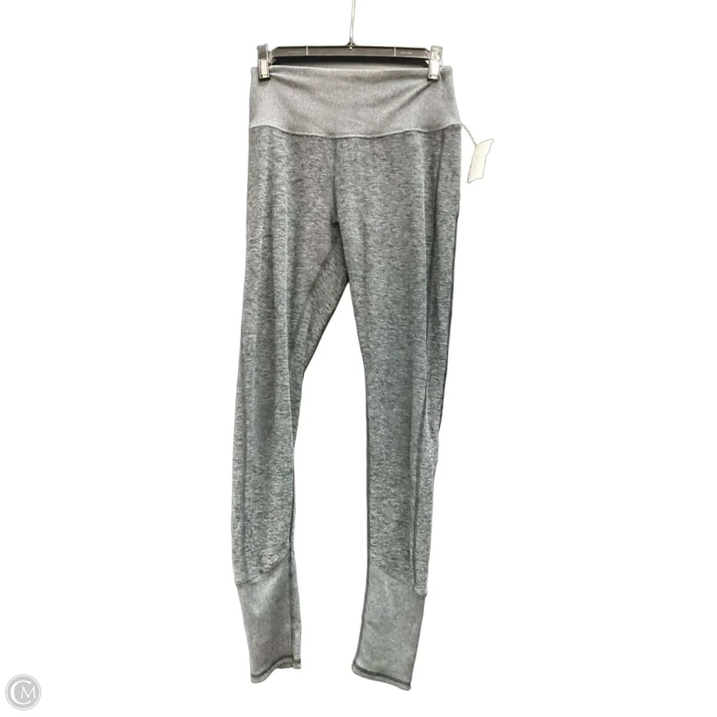 Athletic Leggings By Alo In Grey, Size: S