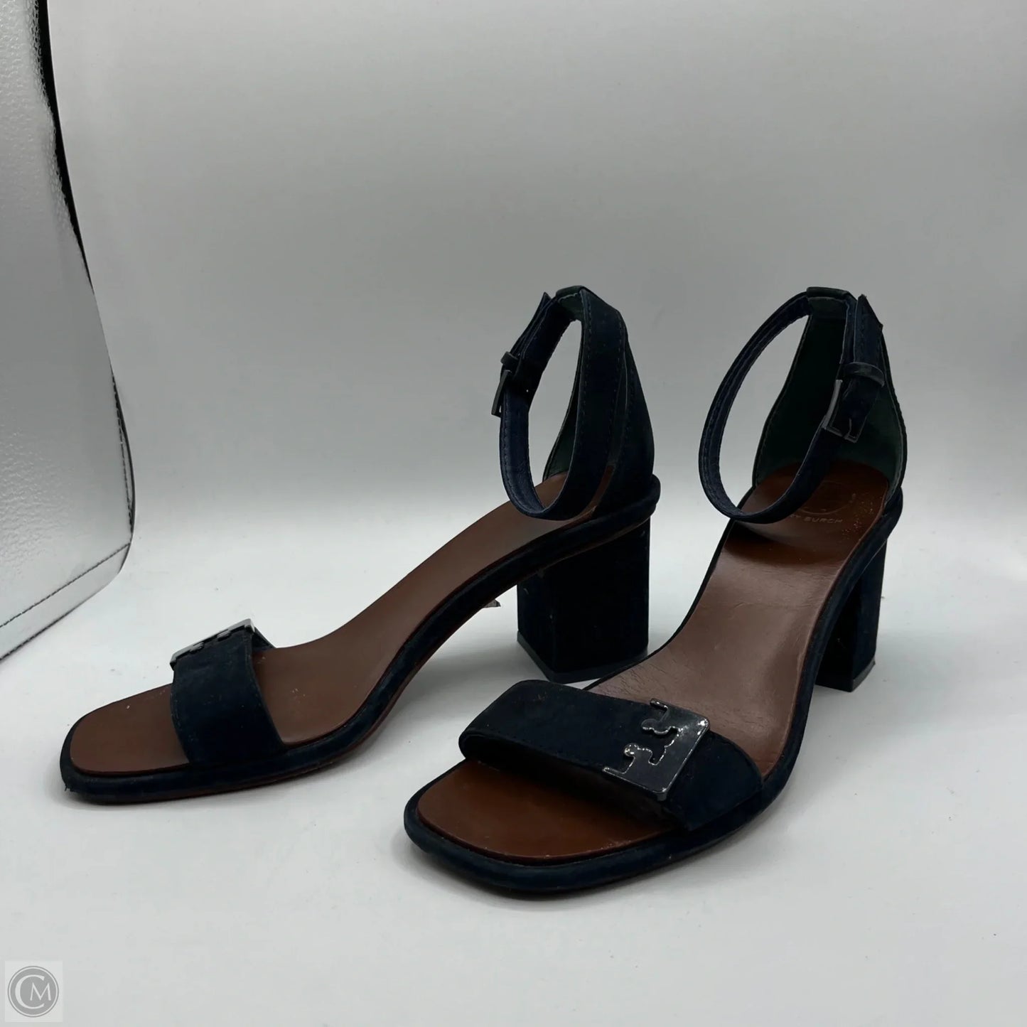 Sandals Designer By Tory Burch In Blue, Size: 8