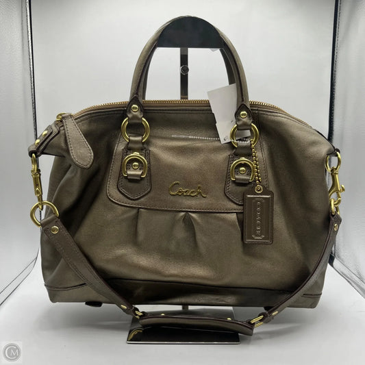 Handbag Designer By Coach, Size: Large