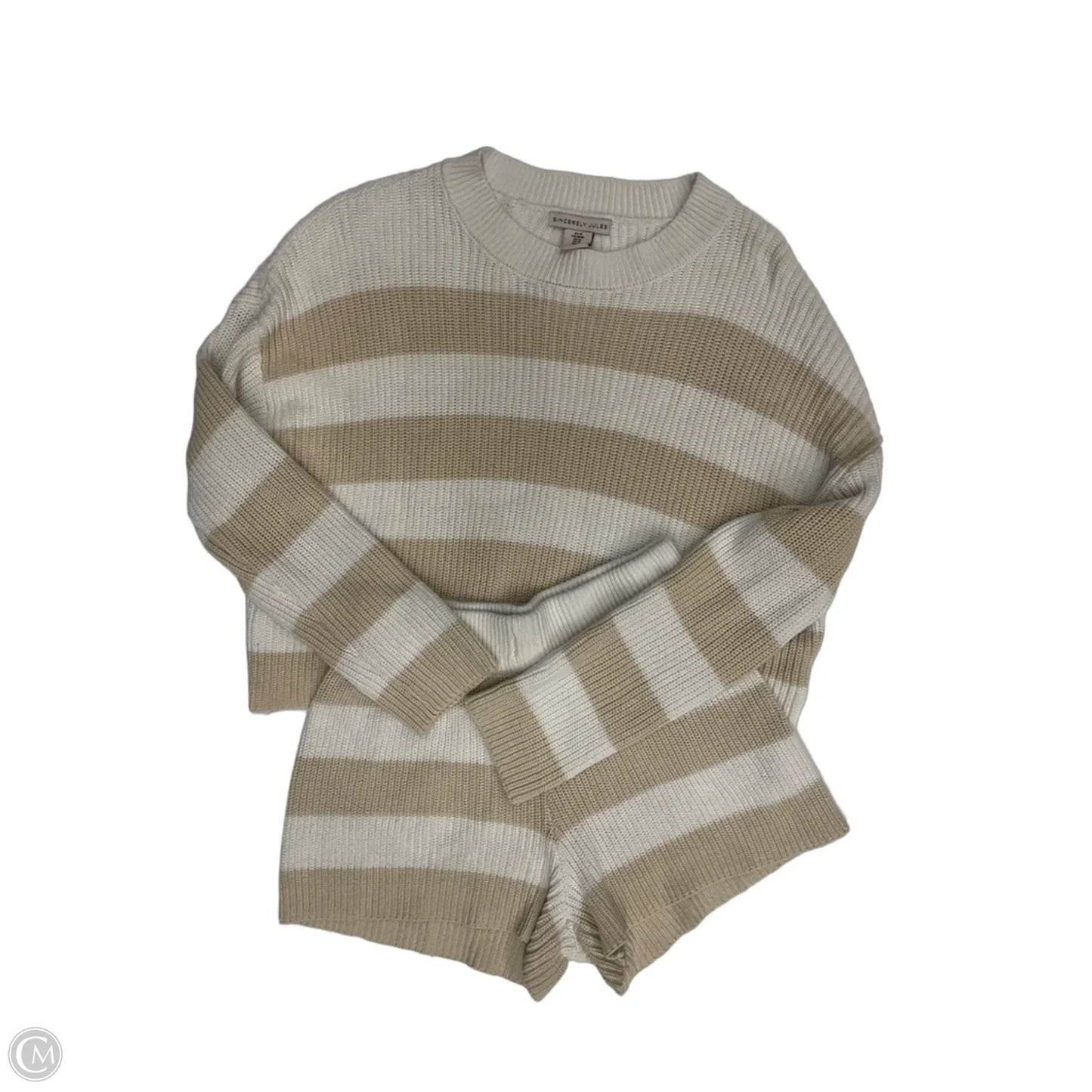 Sweater 2pc By Sincerely Jules In Tan, Size: S