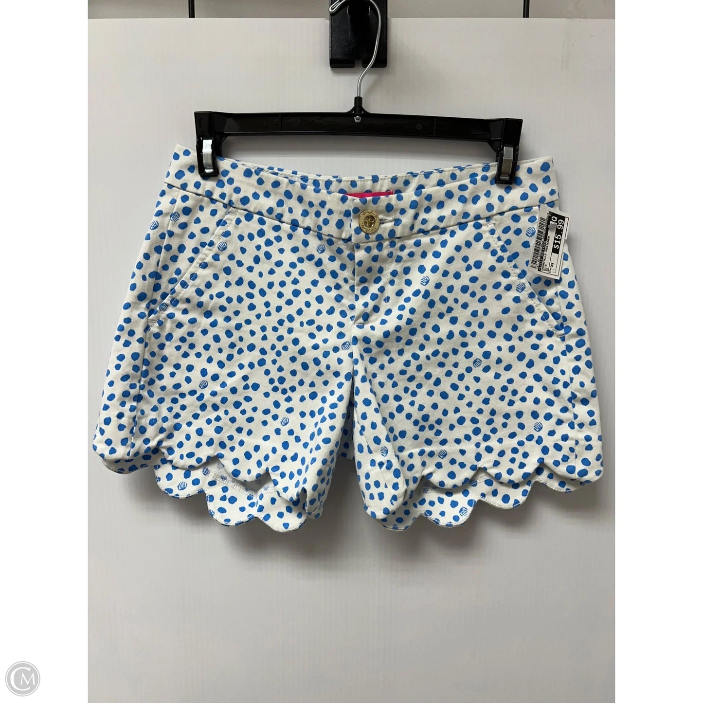Shortalls Designer By Lilly Pulitzer In Blue, Size: Xs