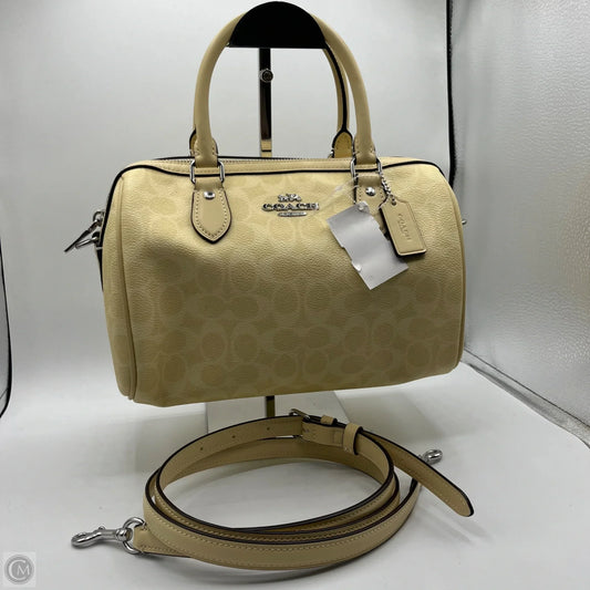 HANDBAG DESIGNER by COACH in YELLOW, Size: Small