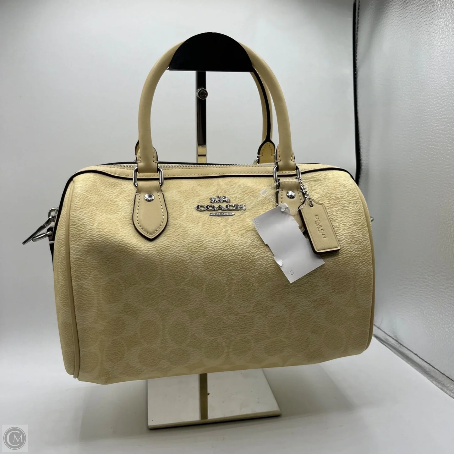 HANDBAG DESIGNER by COACH in YELLOW, Size: Small