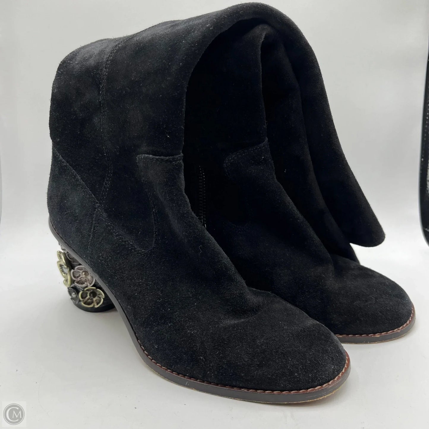 Boots Designer By Coach In Black, Size: 8