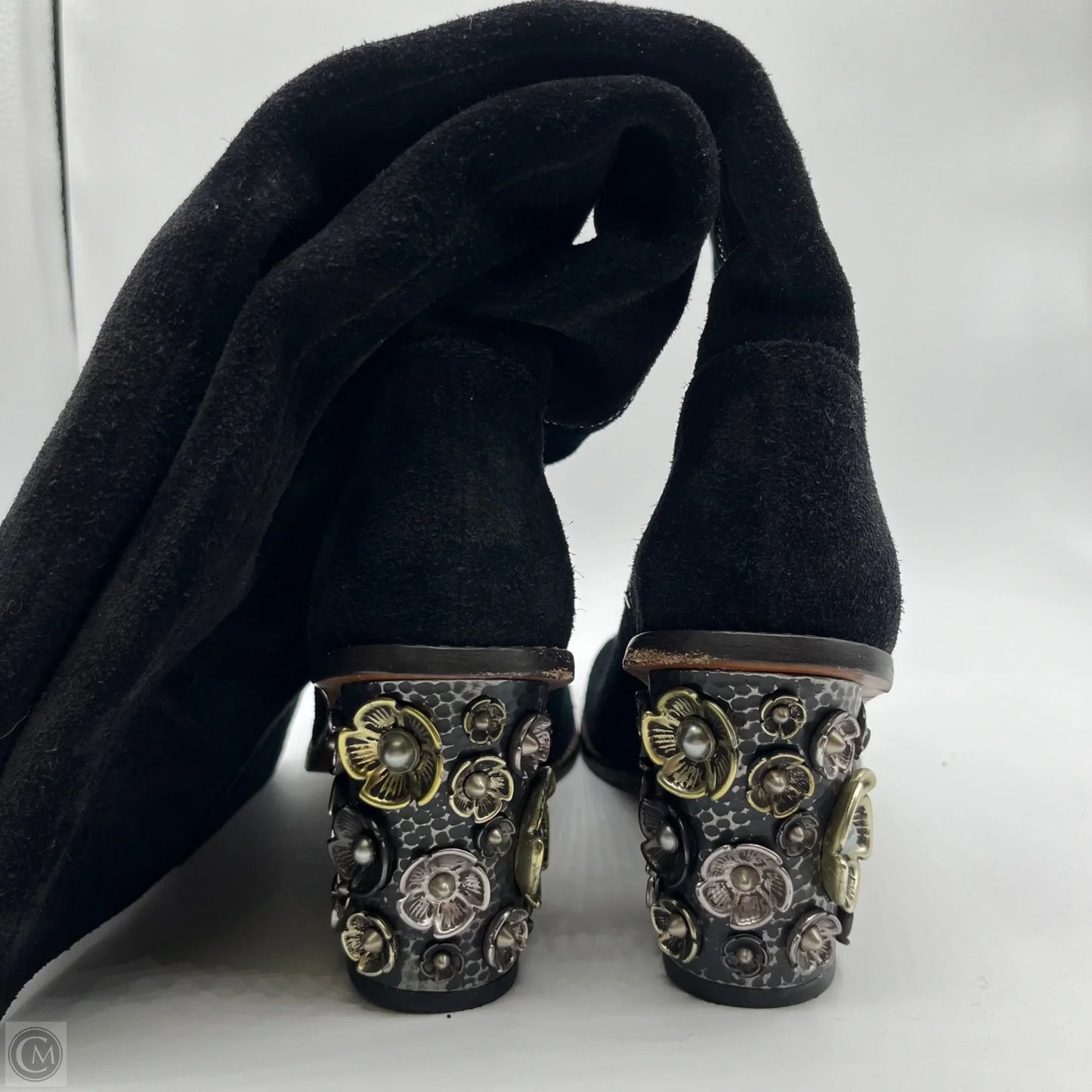 Boots Designer By Coach In Black, Size: 8