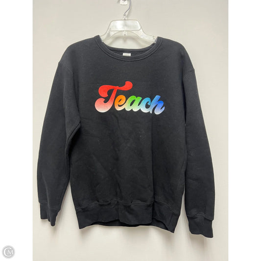 Sweatshirt Crewneck By Gildan In Black, Size: M