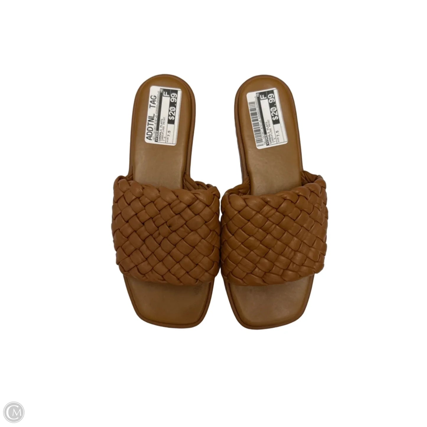 Sandals Flats By Vince In Camouflage Print, Size: 7.5