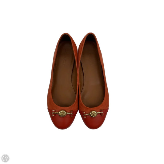 Shoes Designer By Coach In Orange, Size: 8