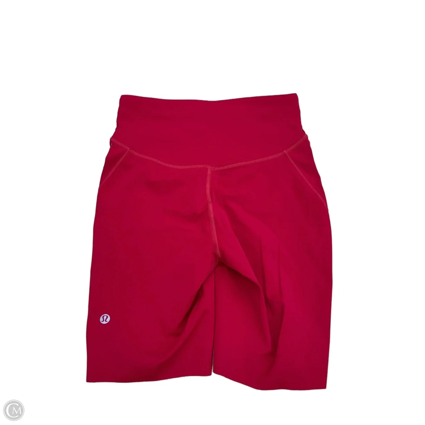 Athletic Shorts By Lululemon In Red, Size: 6