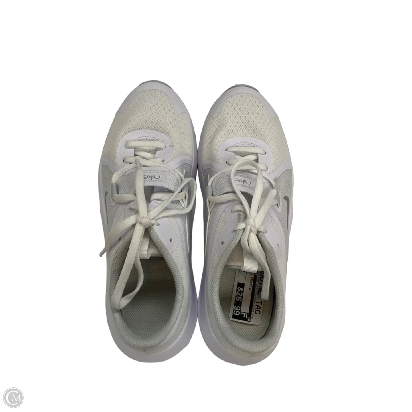 Shoes Athletic By Nike In White, Size: 9