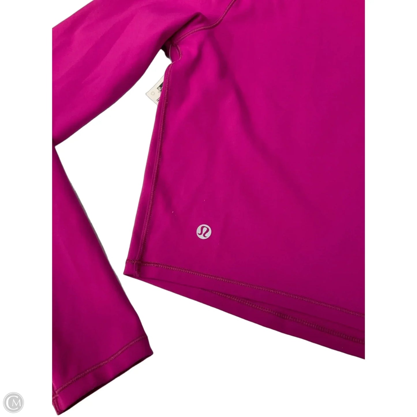 Athletic Top Long Sleeve Crewneck By Lululemon In Purple, Size: L