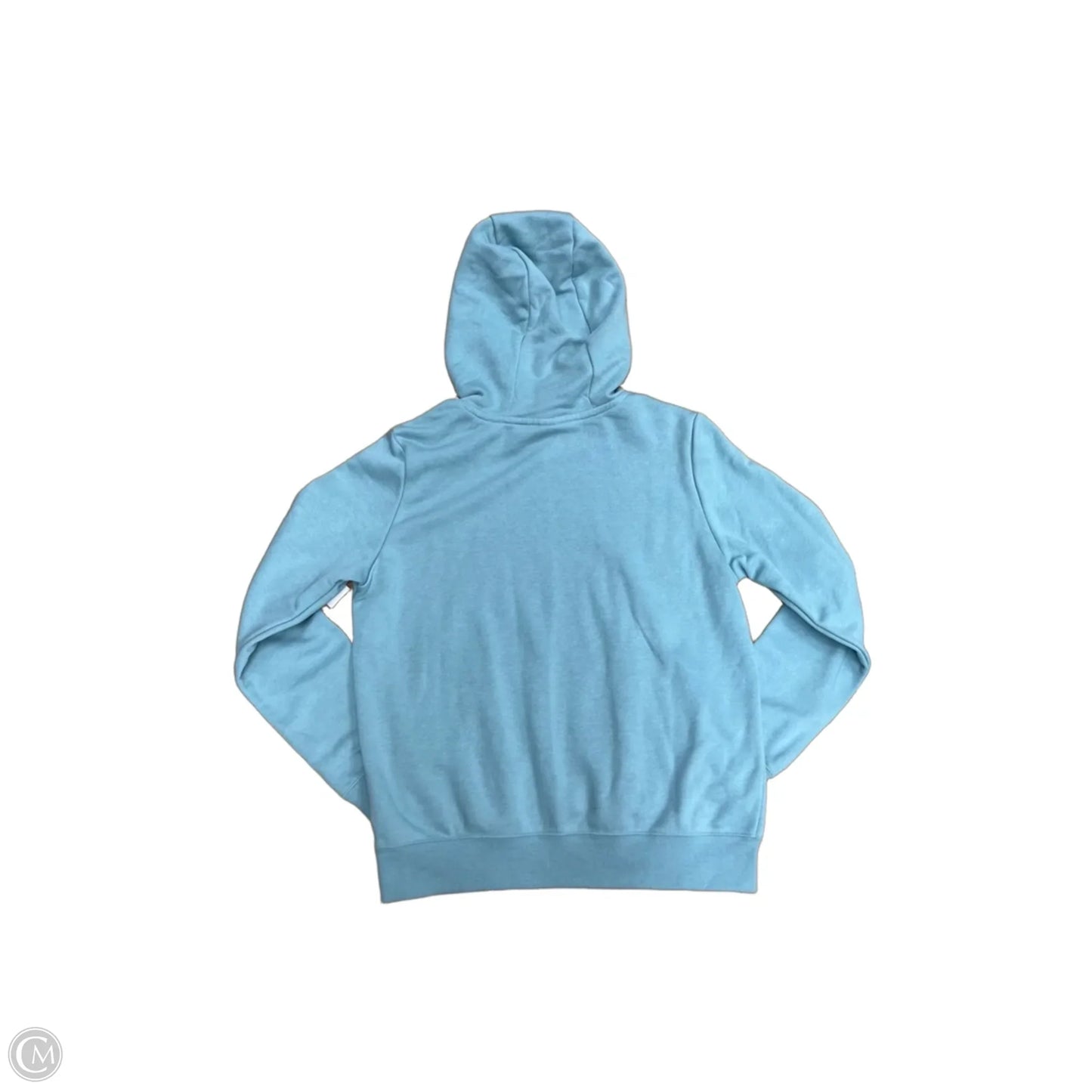 Athletic Sweatshirt Hoodie By Nike In Blue, Size: M