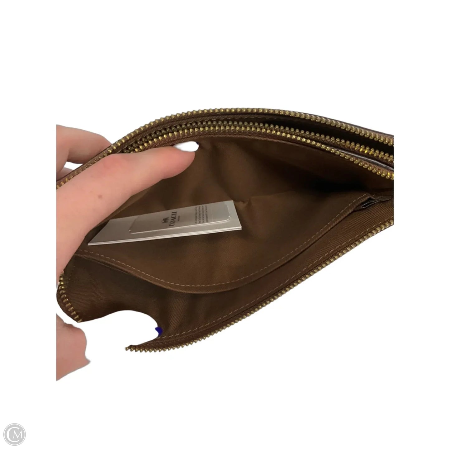 Wristlet Designer By Coach, Size: Large
