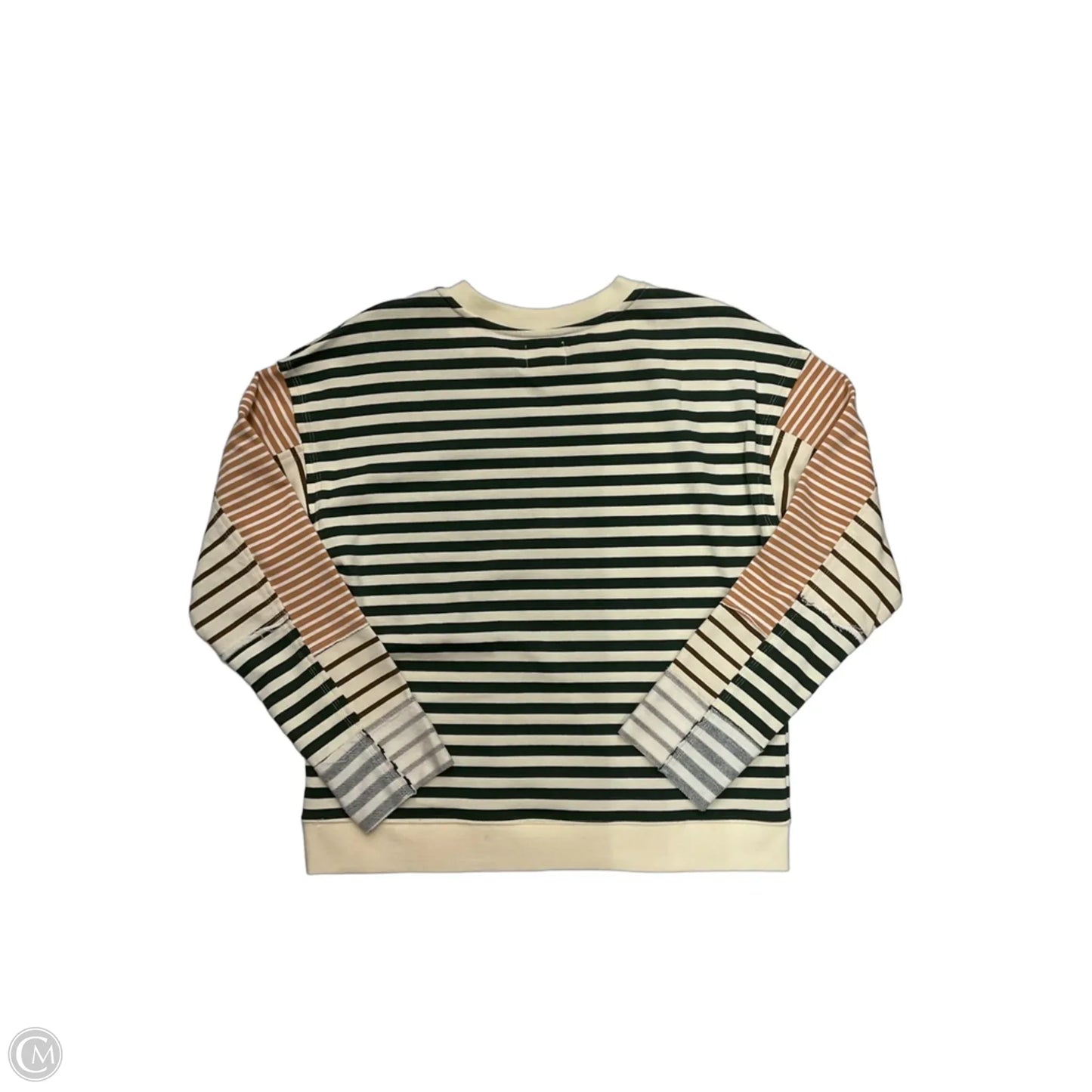 Top Long Sleeve By Thread And Supply In Striped Pattern, Size: S