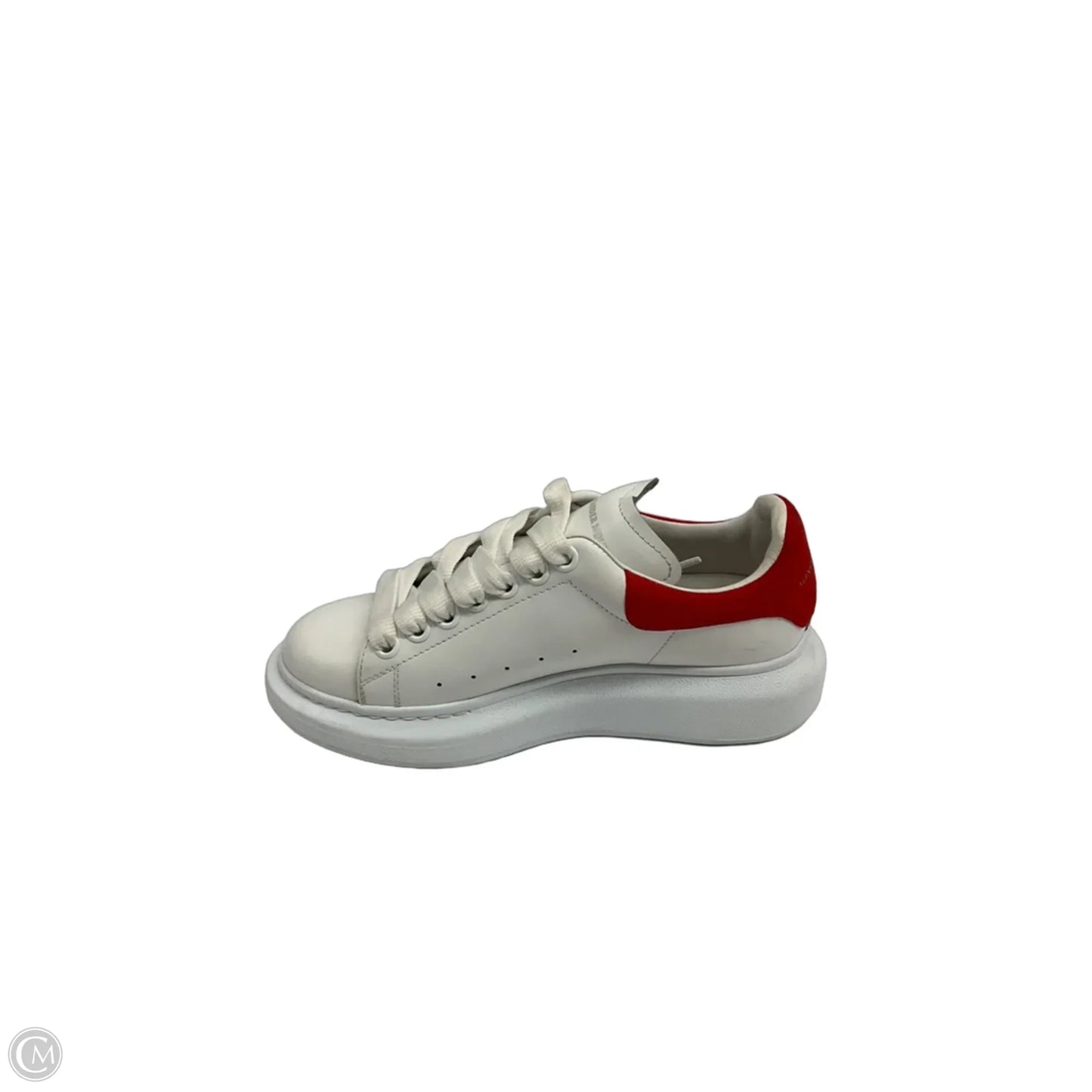 Shoes Luxury Designer By Alexander Mcqueen In White, Size: 6.5