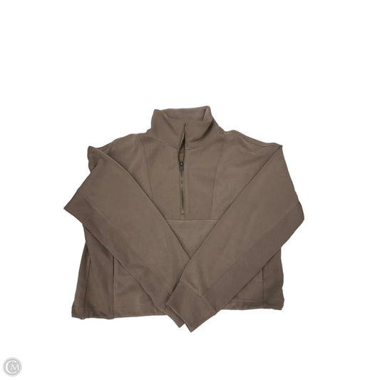 Athletic Jacket By Athleta In Tan, Size: S