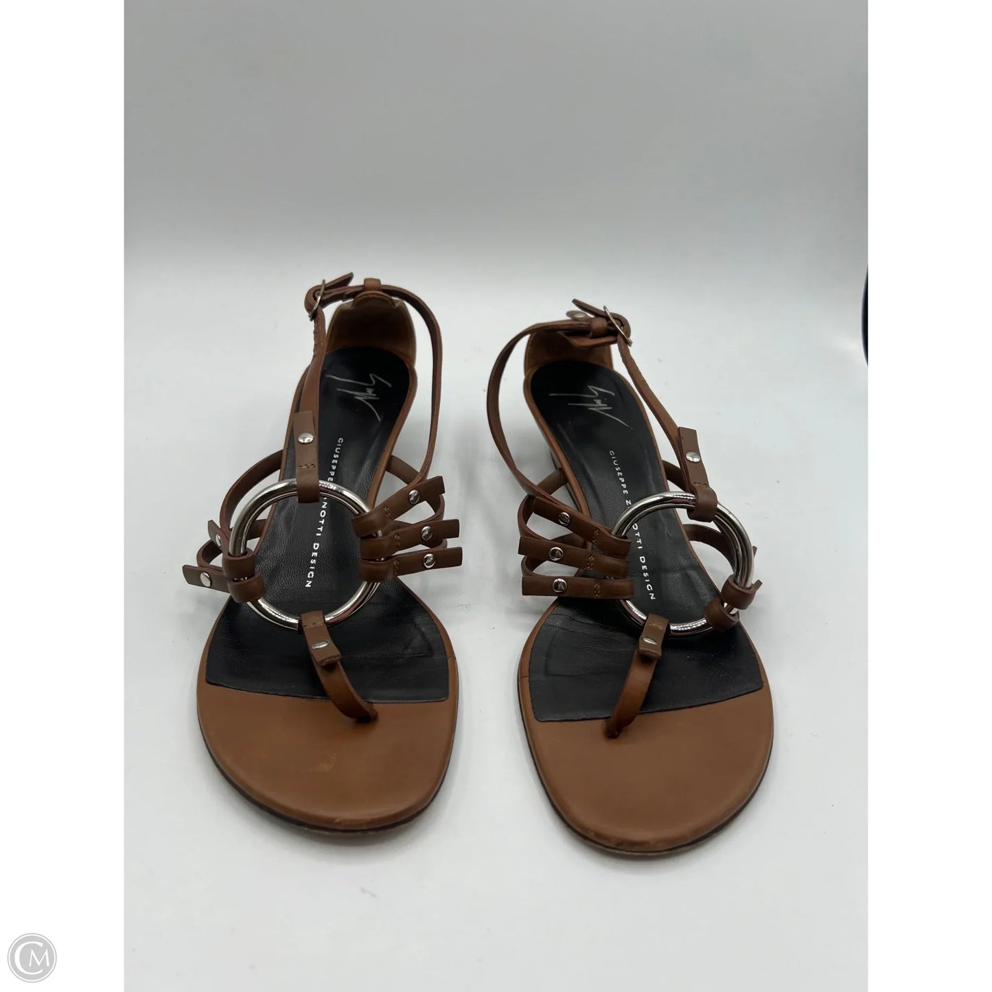 Sandals Designer By Giuseppe Zanotti In Brown, Size: 7