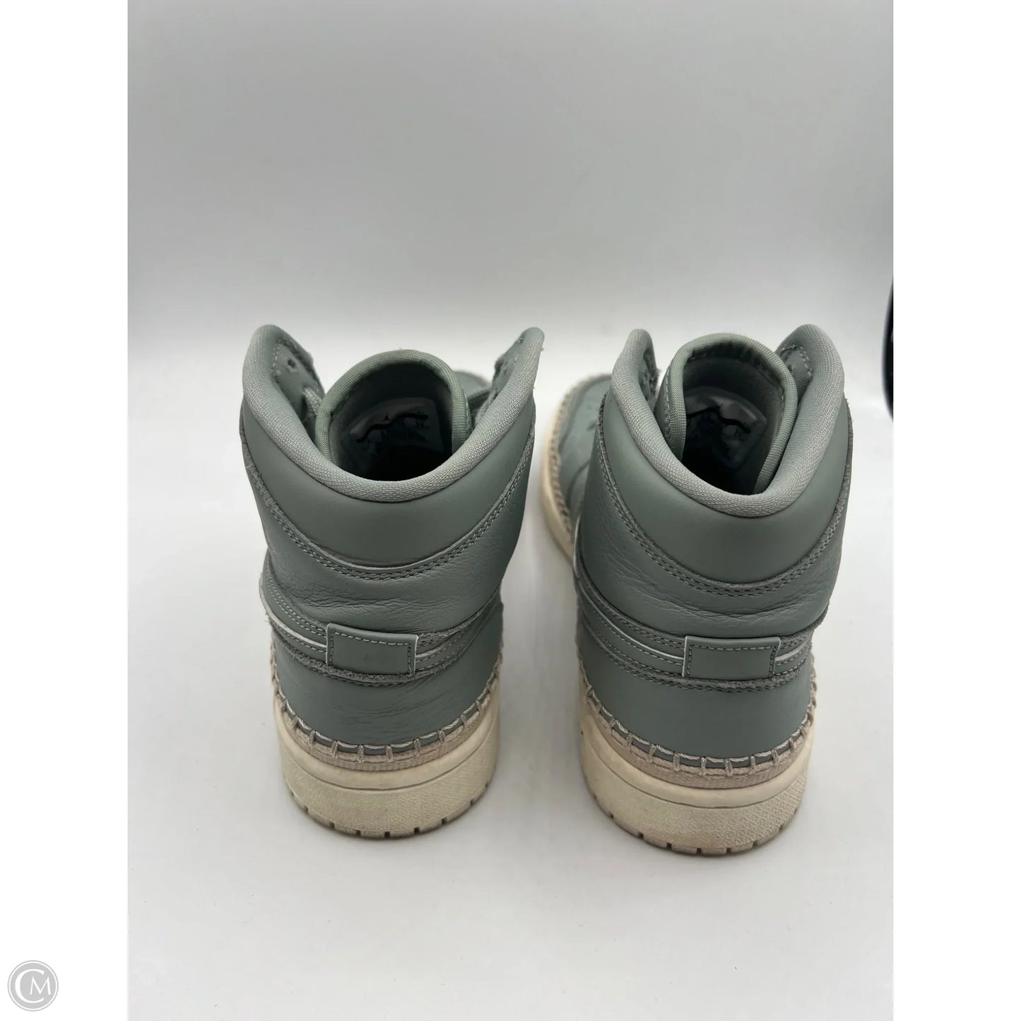 Shoes Luxury Designer By Jordan In Aqua, Size: 8