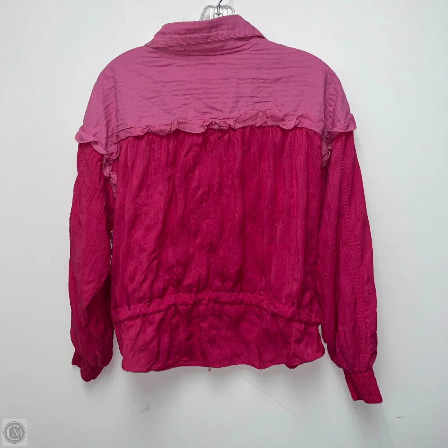 Jacket Windbreaker By Free People In Pink, Size: Xs