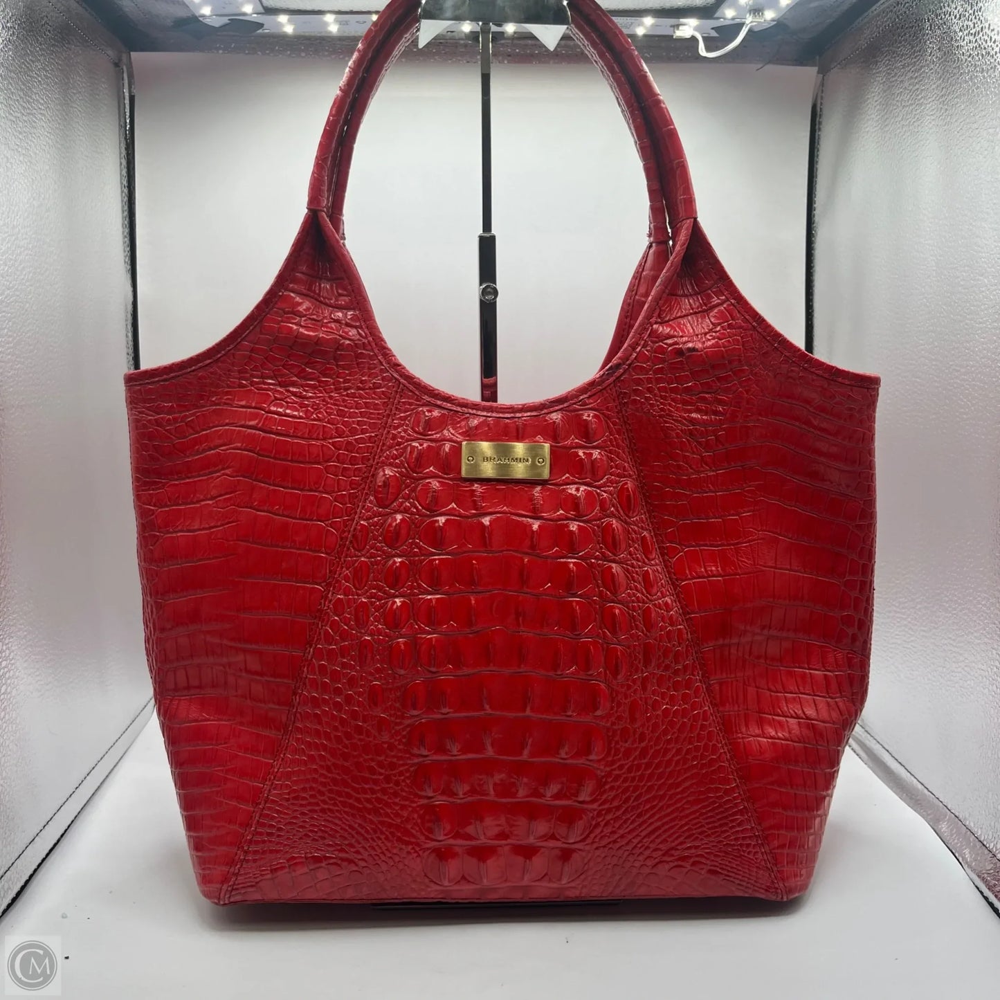 Handbag Designer By Brahmin, Size: Medium