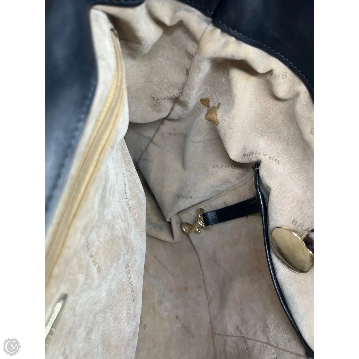 Handbag Designer By Brahmin, Size: Large