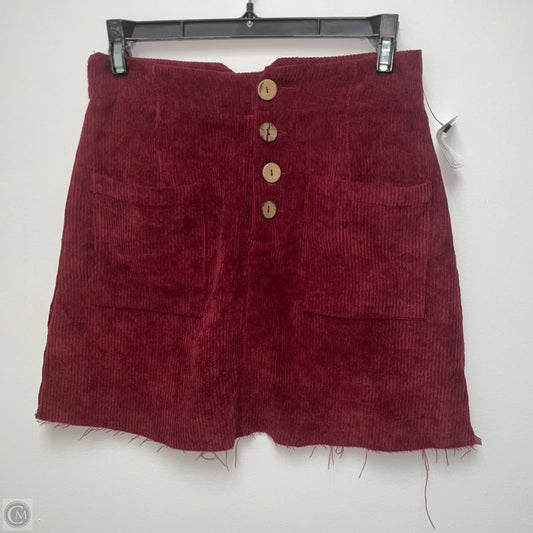 Skirt Mini & Short By Altard State In Red, Size: S