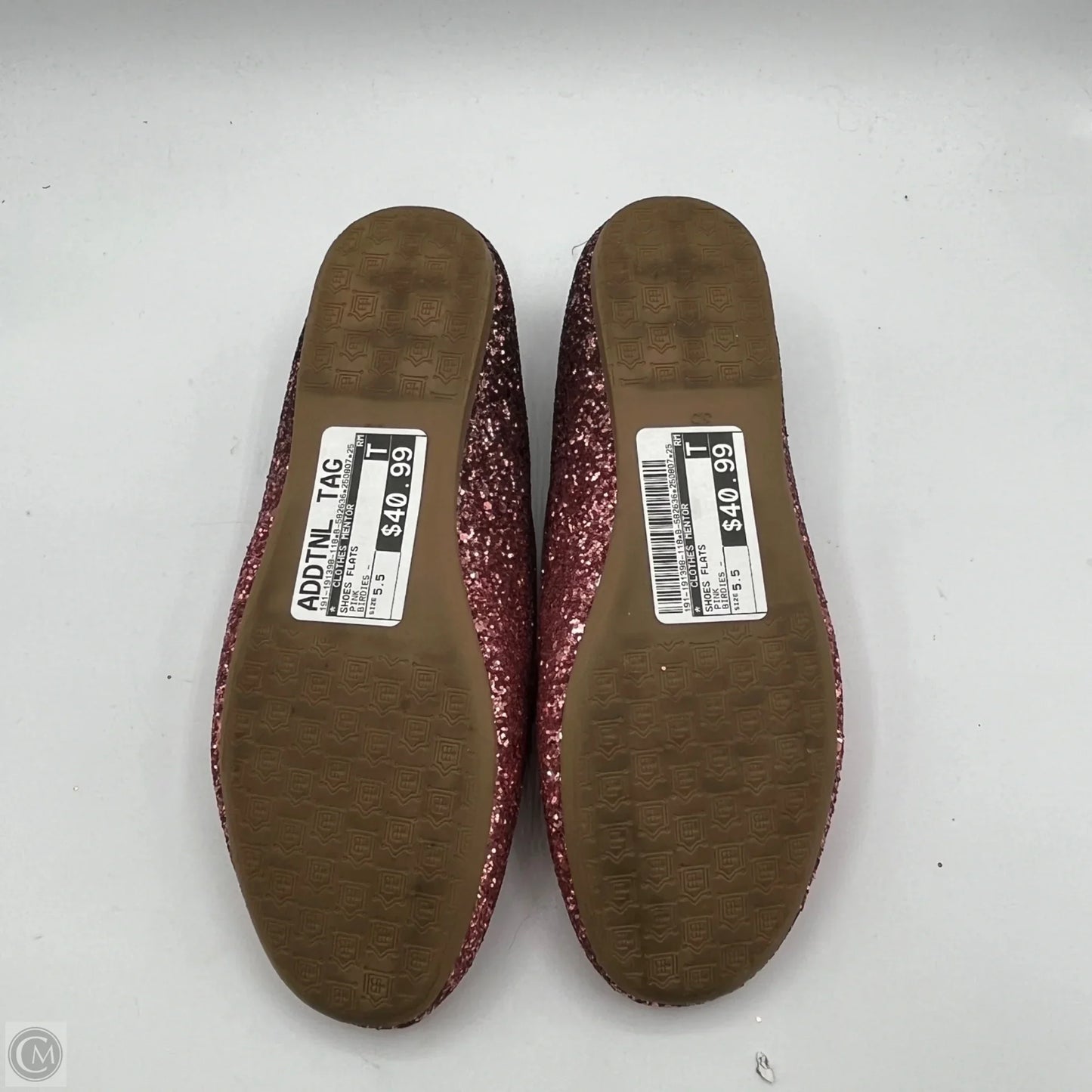 Shoes Flats By Clothes Mentor In Pink, Size: 5.5