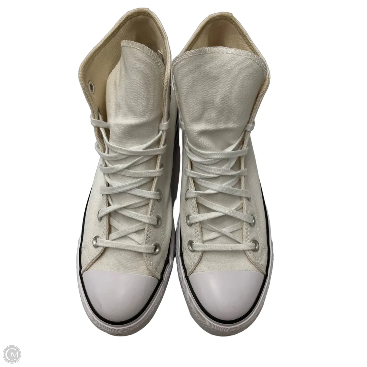 Shoes Heels Block By Converse In White, Size: 9