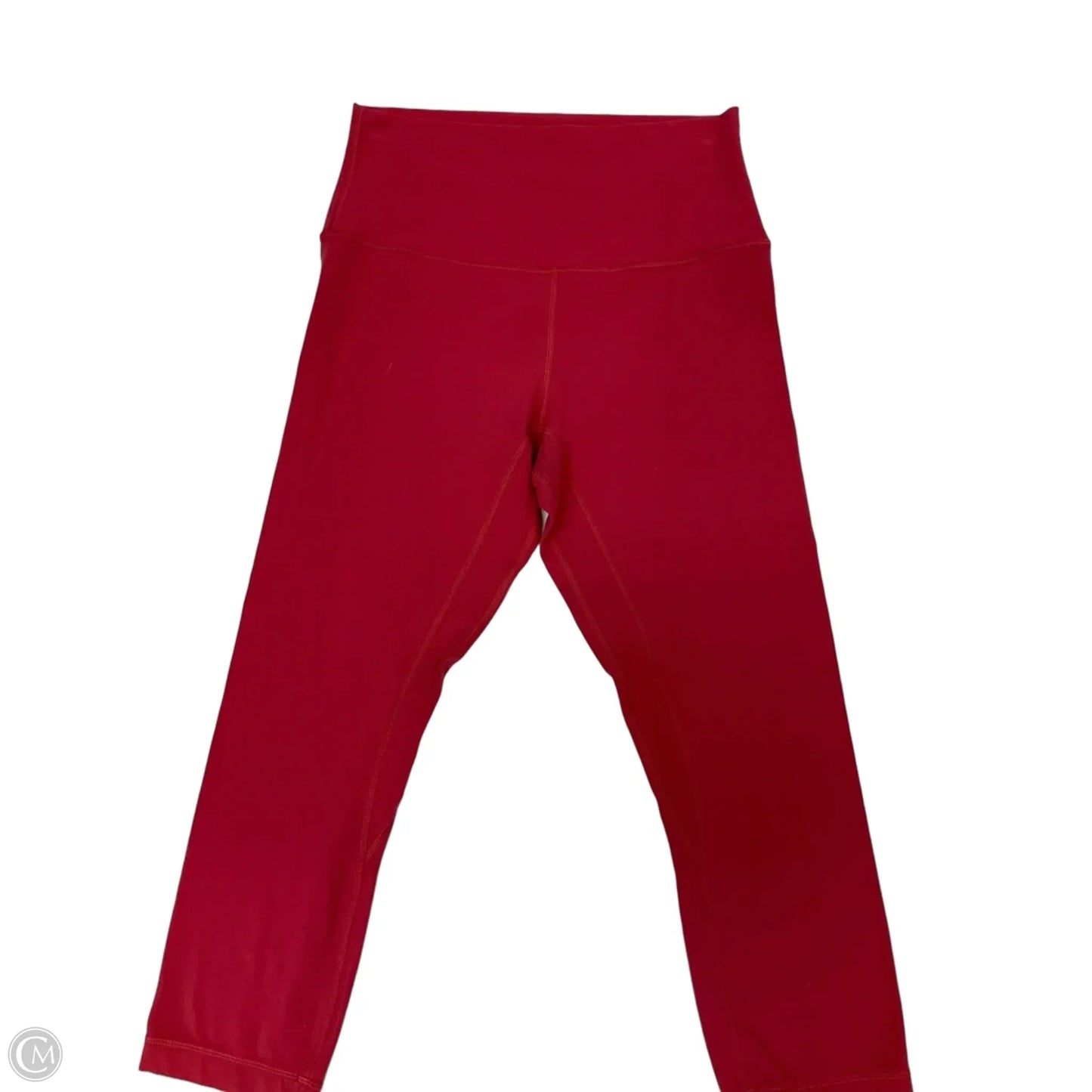 Athletic Leggings By Lululemon In Red, Size: M