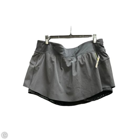 Athletic Skort By Lululemon In Black, Size: 10